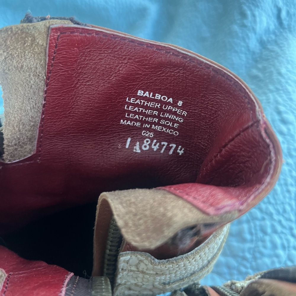 freebird Brown Leather Ankle Boots Balboa 8 - Picture 8 of 13